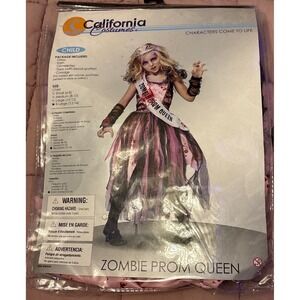 NEW California Costumes Zombie Prom Queen Costume Child XL 12-14 Halloween